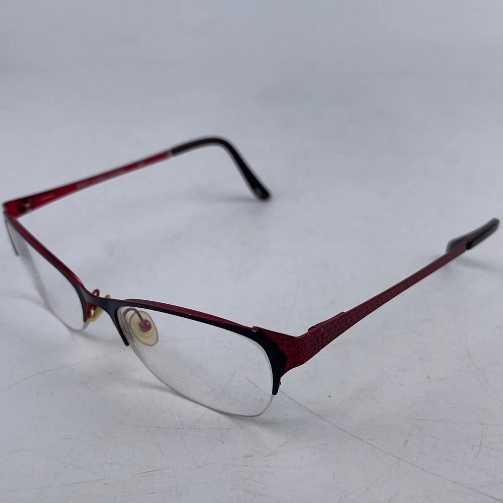 Scott Harris Europa SH-402 Women's Eyeglasses Frame Red Cat Eye‎ 50-17-135 mm